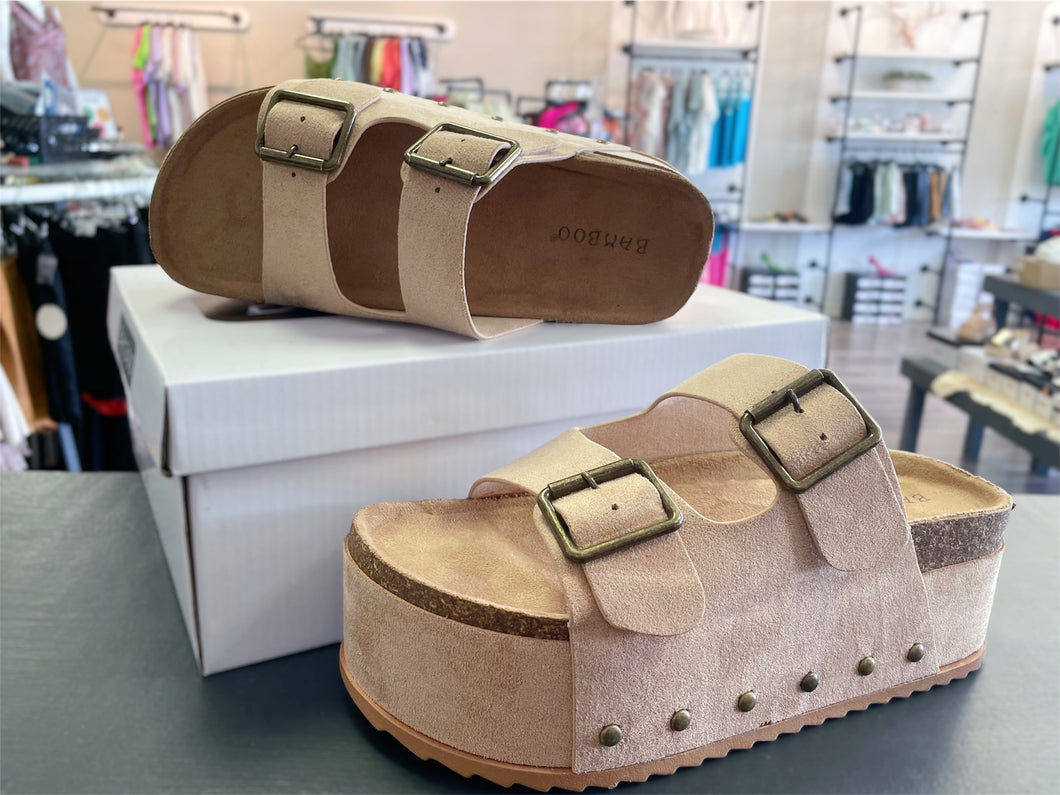 Platform Slip On Sandal