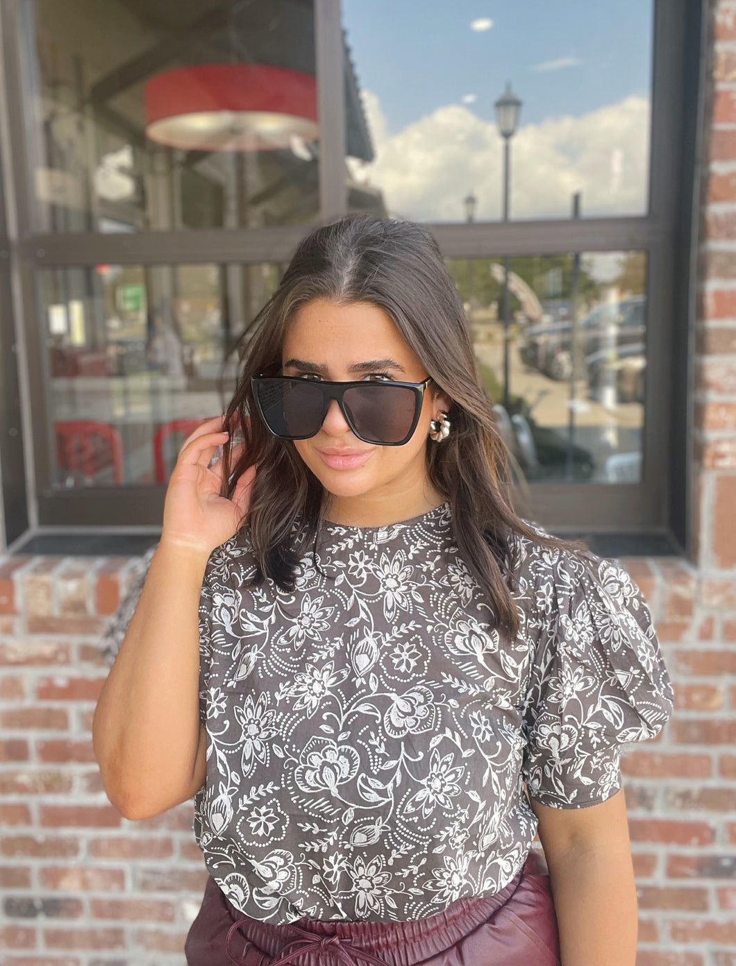 Paisley Babydoll Blouse