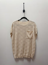 Load image into Gallery viewer, Lattice Textured S/S Sweater
