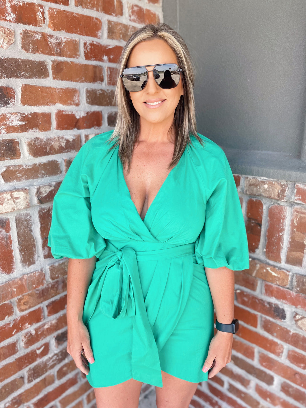 Tie Front Wrap Dress